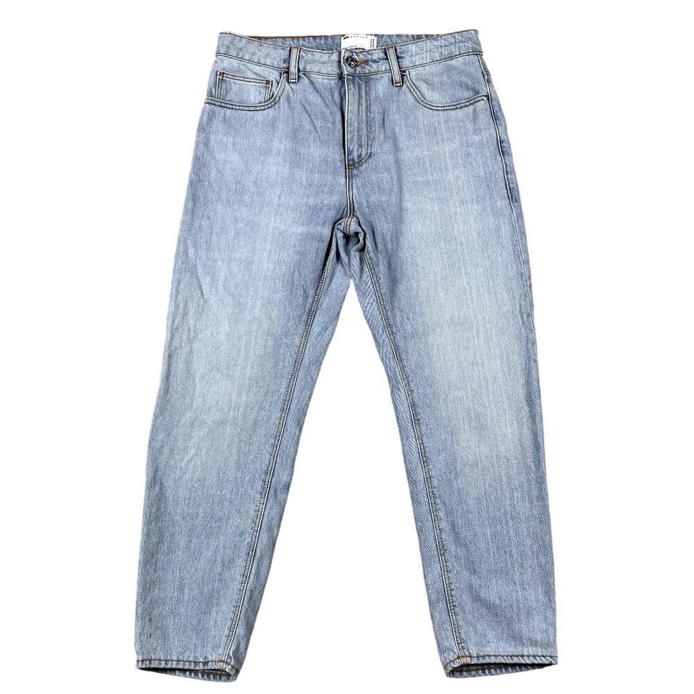 Asos Design Jeans Mens 32x30 Light Wash Tapered